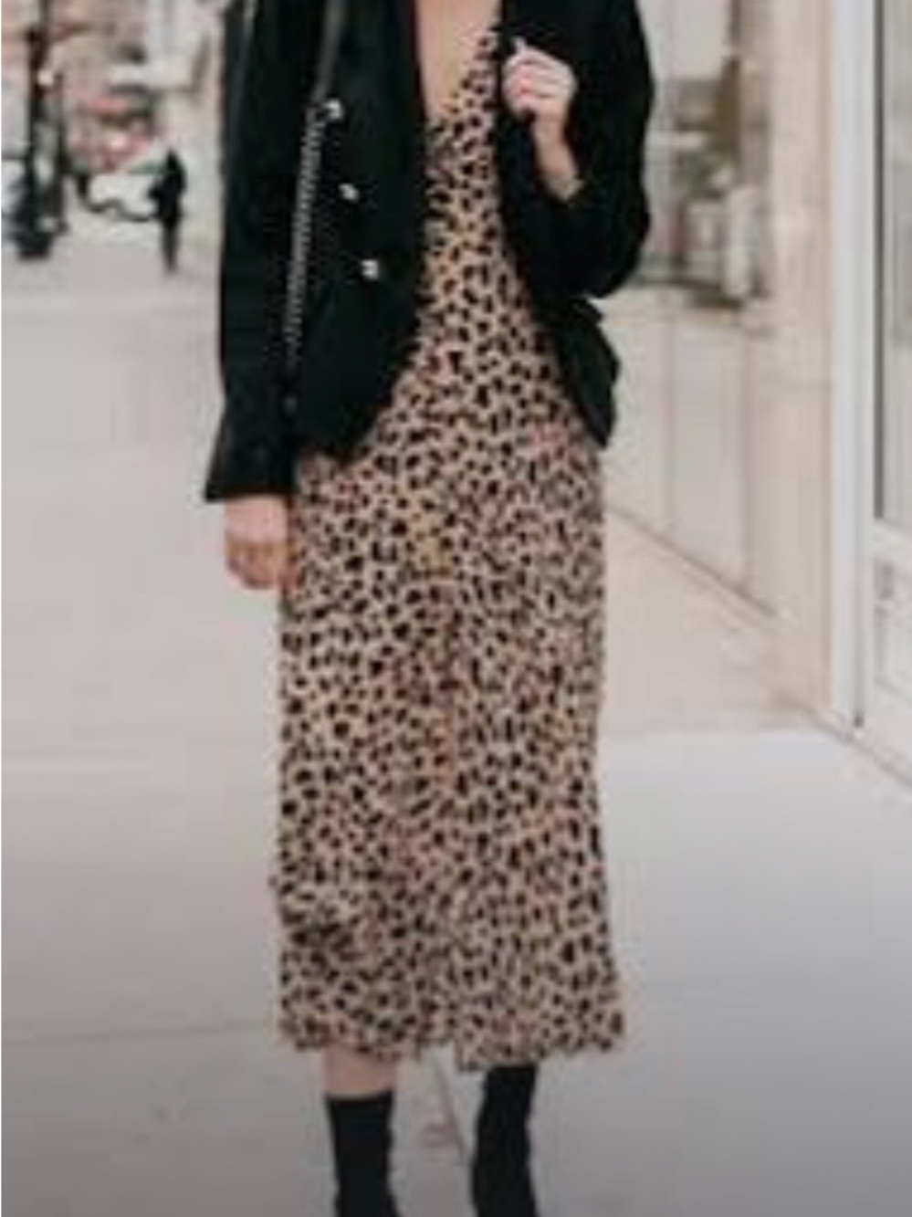 2 Slip Dresses:  Copper Leopard & Green Tropical Satin Slip Dress  XL - Picture 5 of 16